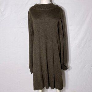 Moiety Brown Knit Sweater Dress M